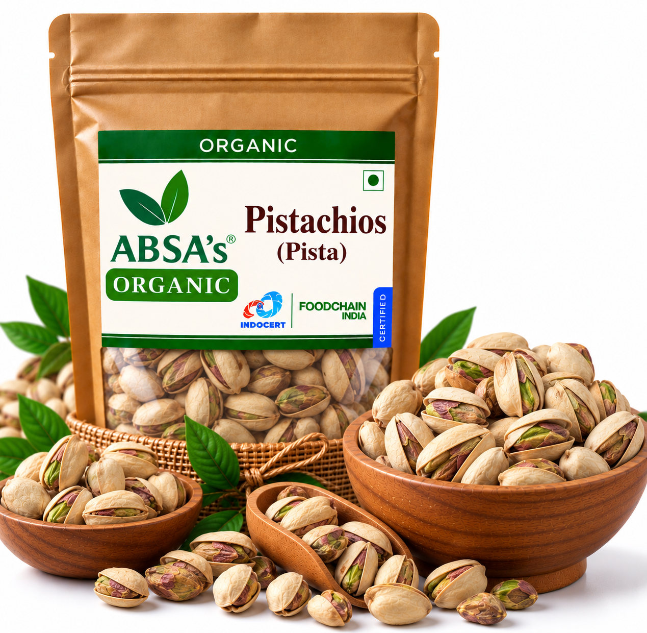 Organic Pistachios Packaging Still Life Pistachios - Image 1